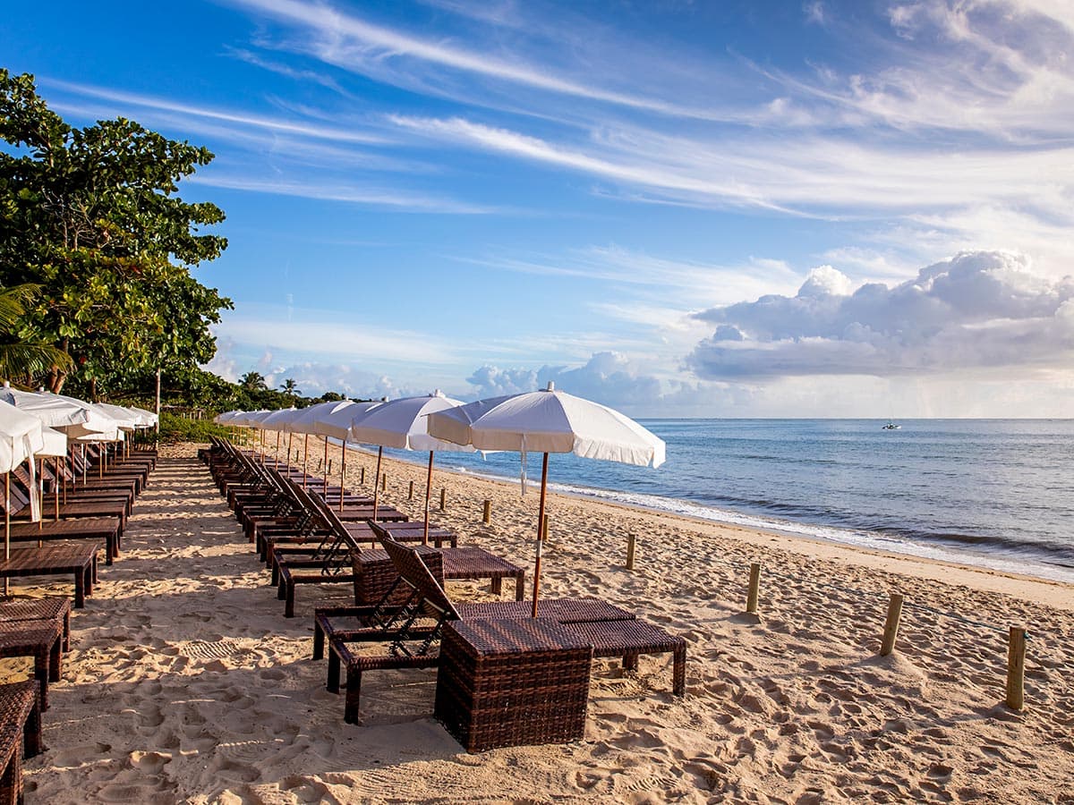 RFesort na praia para férias em agosto
